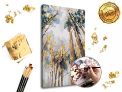 Dipingere con i numeri PREMIUM GOLD - Tra gli alberi