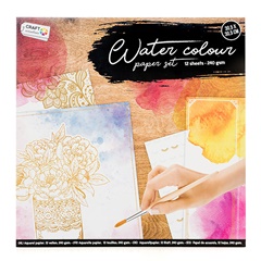 Blocco di carta Craft Sensations per colori ad acquerello - 12 fogli