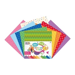 Carta colorata per origami 15 x 15 cm - set di 50 pezzi