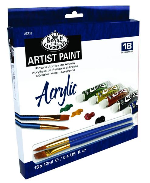 Colori acrilici ARTIST 18x12ml 