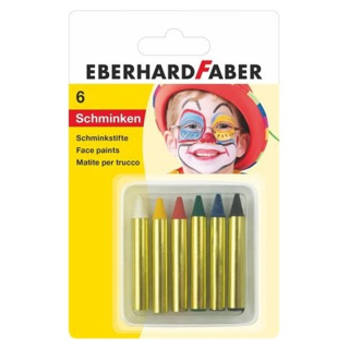 Eberhard Faber pitture per il viso a matita 6 pezzi