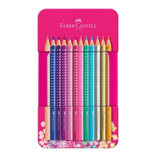 Faber-Castell matite colorate Sparkle - set 12 pezzi