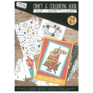 Libro da colorare creativo A5 - 24 fogli