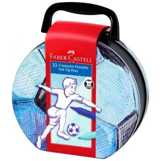 Pennarelli Connector Faber-Castell Football 33 pz
