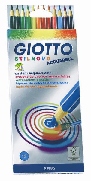 Giotto Stilnovo Acquarell - 12 colori