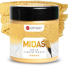 Pasta metallica liquida ARTMIE MIDAS oro | volumi diversi