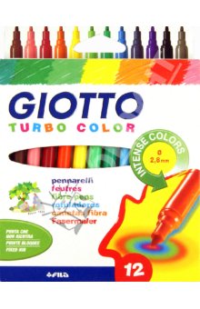 PENNARELLI GIOTTO TURBO COLOR - 12 colori