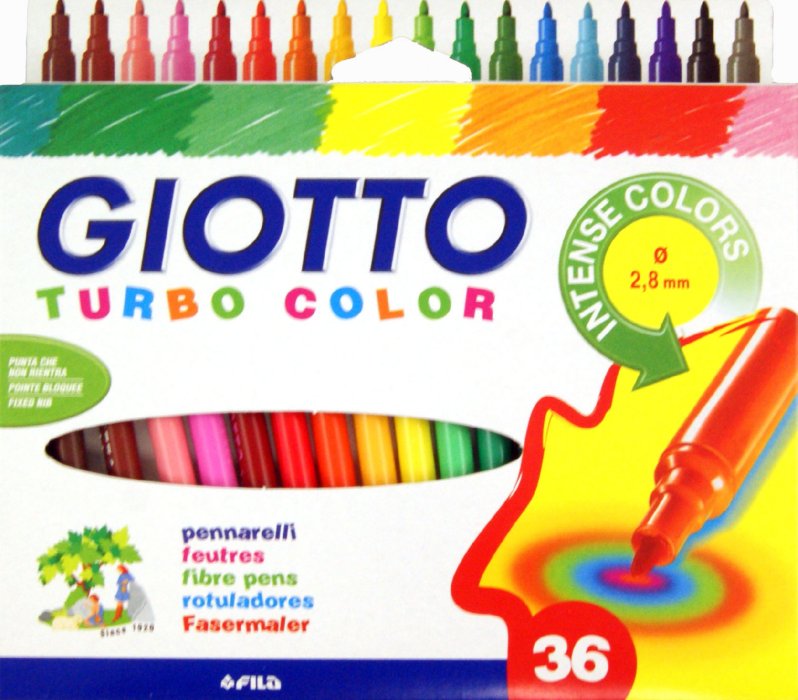 PENNARELLI GIOTTO TURBO COLOR - 36 colori