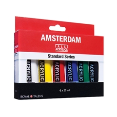 Set dei colori acrilici AMSTERDAM STANDARD SERIES - 6x20ml
