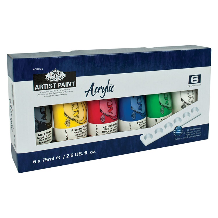 Set dei colori acrilici Royal & Langnickel Essentials - 7 pezzi 