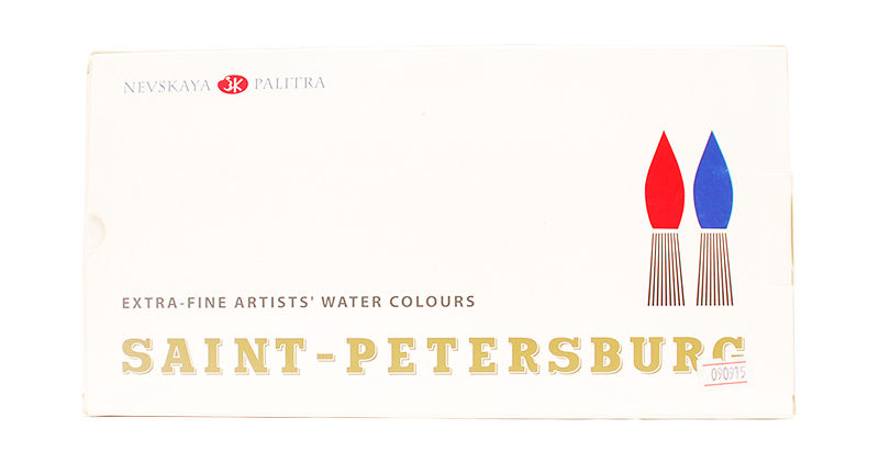 Set dei colori ad acquerello professionali Saint-Petersburg - 24x2.5ml
