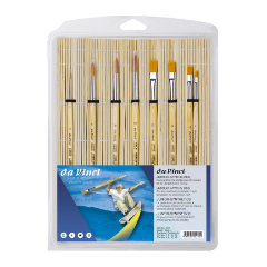 Set dei pennelli da Vinci JUNIOR 5371 per scuola e hobby - 8 pezzi