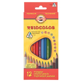 Set di matite colorate a forma triangolare 3132 - 12 articoli