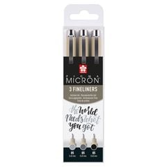 Set di penne tecniche Sakura Pigma Micron 3 fineliners