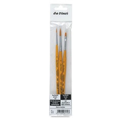Set di pennelli per pittura sintetici da Vinci Universal