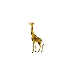 Stencil autoadesivo Giraffa 7x10 cm