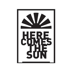 Stencil autoadesivo Here comes the sun A5