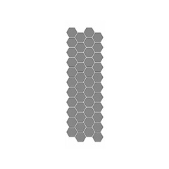 Stencil Honeycomb 13x40 cm
